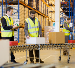 Picture of warehouse workers Picture of warehouse workers